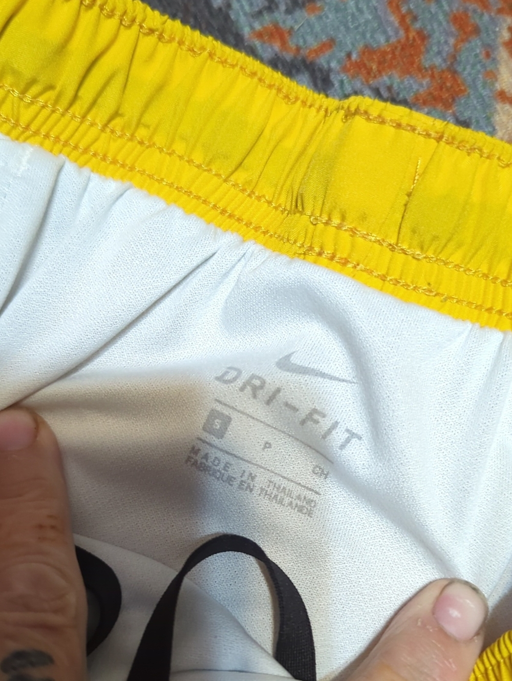 Hawkeyes Caitlin Clark #22 graphic t-shirt with matching gold athletic shorts - Picture 5 of 8